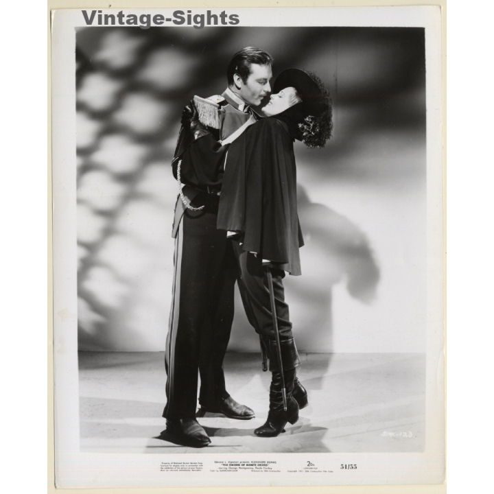 George Montgomery & Paula Cordoy: The Sword Of Monte Christo (Vintage Movie Still Photo ~1970s)