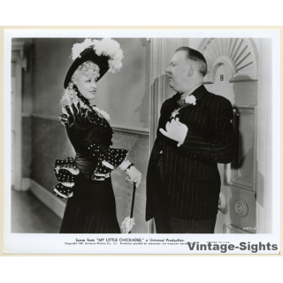 Mae West & W.C. Fields: My Little Chickadee (Vintage Movie Still Photo ~1970s)