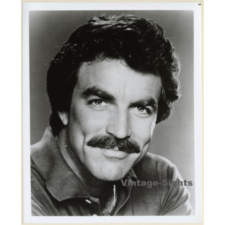 Portrait Of Tom Selleck / Magnum (Vintage Movie Still Photo 1980s)