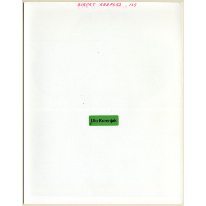 Portrait Of Robert Redford (Vintage Movie Still Photo 1980s)