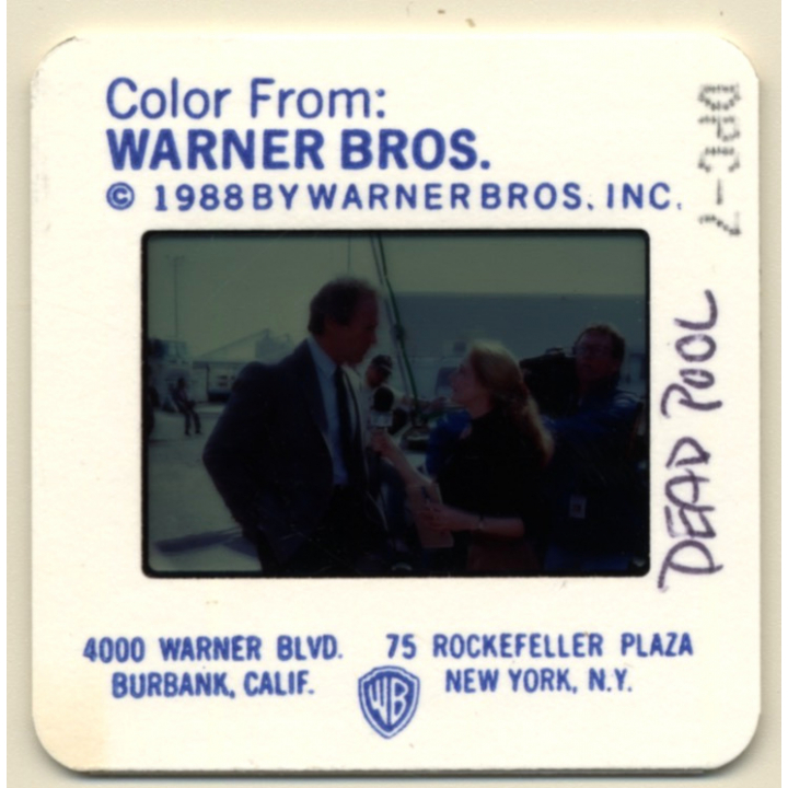 Clint Eastwood & Patricia Clarkson: Dead Pool / Dirty Harry (Vintage Press Diapositive 1988)