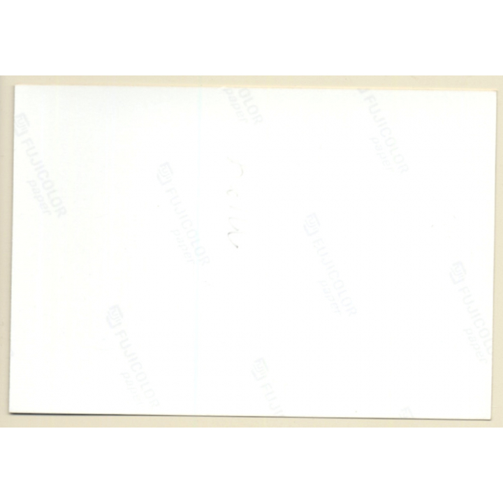 Erotic Study: Leggy Semi Nude Flashing Legs On Couch (Vintage Photo ~1990s)