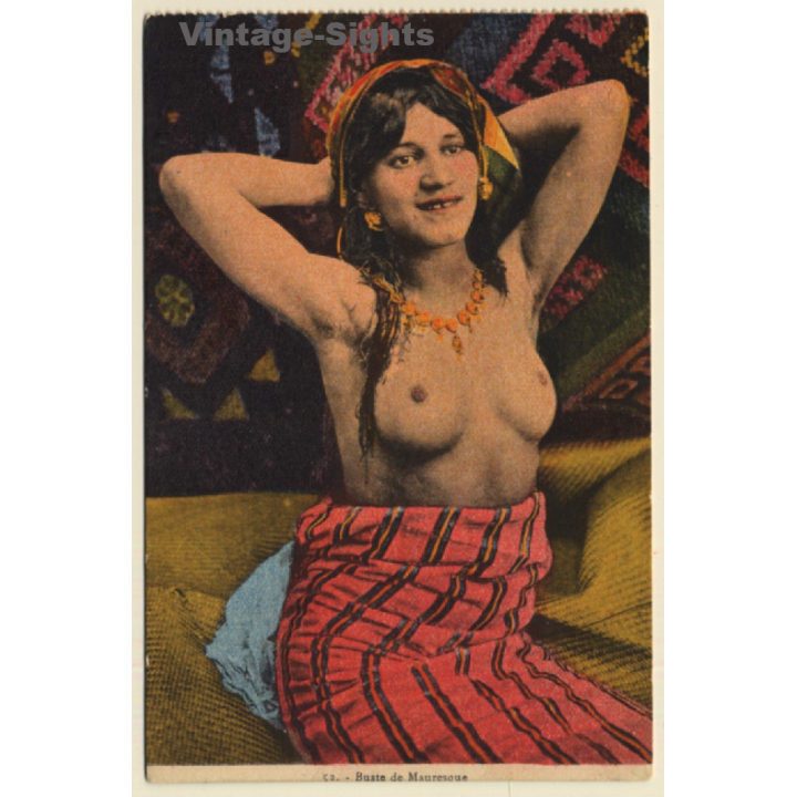 Maghreb: Buste De Mauresque / Risqué - Ethnic (Vintage PC 1922)