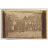 2 White Men W. African Tribe / Colonial Time - Congo? (Vintage Photo B/W 1910s/1920s)