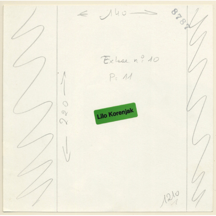 Erotic Study: 2 Slim Nudes Embracing On Couch / Pigtails - Lesbian INT (Vintage Photo KORENJAK 1970s/1980s)