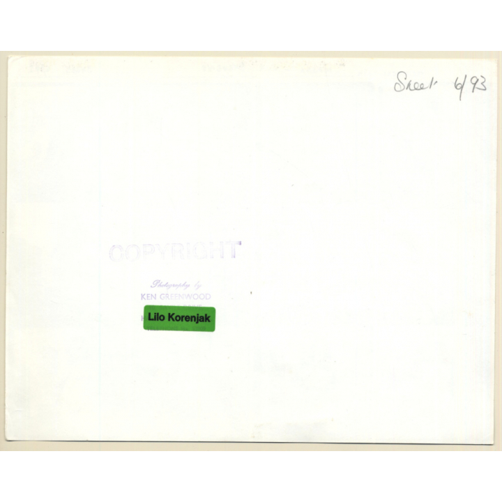 Erotic Study: Pin-Up Sue Stevens *1 / Overknees - Telephone (Vintage Contact Sheet - 12 Photos 1970s/1980s)