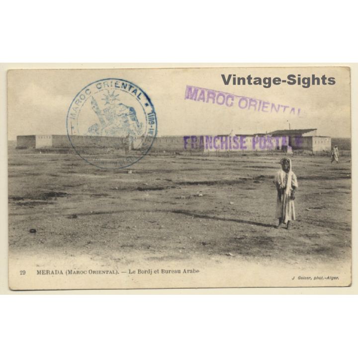 Merada / Morocco: Le Bordj Et Bureau Araba - Maroc Oriental (Vintage PC ~1910s/1920s)