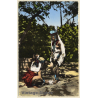 Maghreb: Femme Ouled Naïls Lavant Le Linge / Risqué - Ethnic (Vintage RPPC ~1940s)