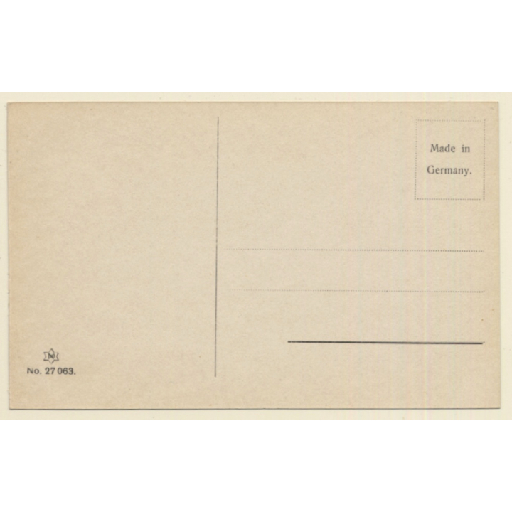 Harro Magnusson - Berlin: Lebensdurst II / Nude Couple Sculpture (Vintage RPPC 1910s/1920s)