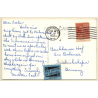 Hustisford - Wisconsin / USA: Street Scene (Vintage RPPC 1957)