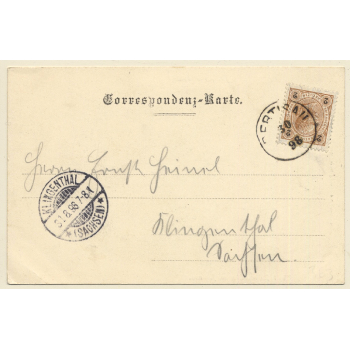 Tirol: Zahnradbahn am Achensee / Rack Railway (Vintage PC 1898)