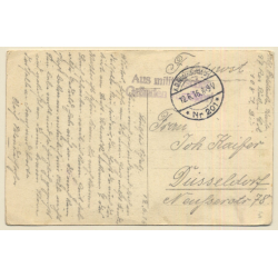 Kowel / Ukraine: Frauen Progymnasium (Vintage PC Field Post 1916)