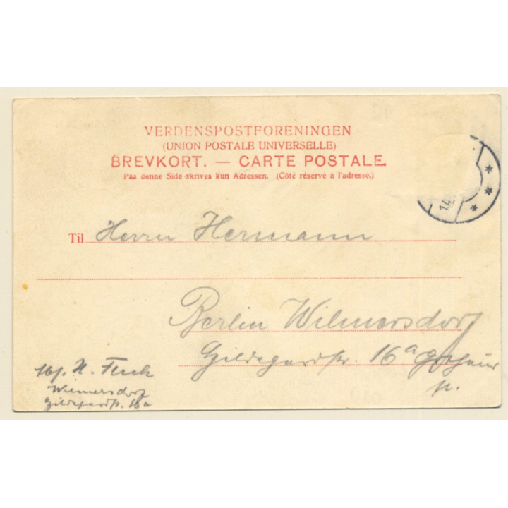 Allinge-Sandvig - Bornholm / Denmark: Total View (Vintage PC 1900s)