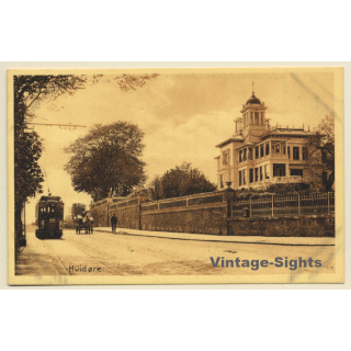 Klampenborg / Denmark: Hvidøre - Tram (Vintage PC 1911)