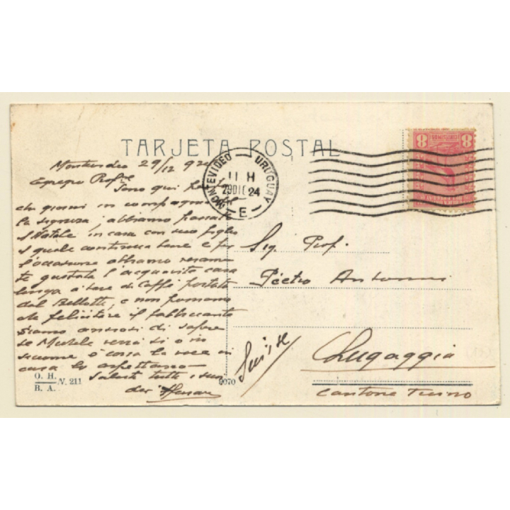 Montevideo / Uruguay: Calle Sarandi (Vintage PC 1924)