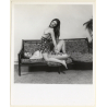 Erotic Study: 2 Nude Girlfriends Relax On Couch*2 / Lesbian INT (Vintage Photo KORENJAK 1970s/1980s)