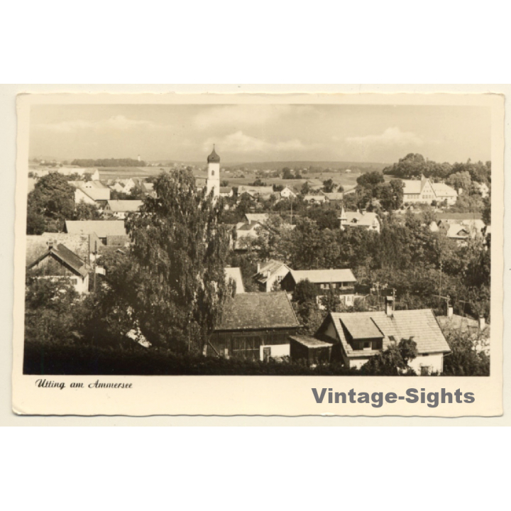 Utting Am Ammersee / Germany: Partial View (Vintage RPPC 1955)