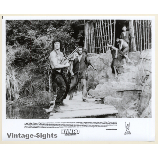 Sylvester Stallone: Rambo - First Blood Part II *3 / Movie Still (Vintage Photo 1985)
