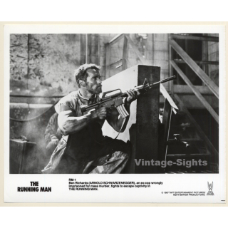 Arnold Schwarzenegger: The Running Man *3 / Movie Still (Vintage Photo 1987)