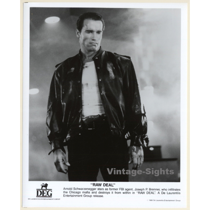 Arnold Schwarzenegger: Raw Deal *2 / Movie Still (Vintage Photo 1986)