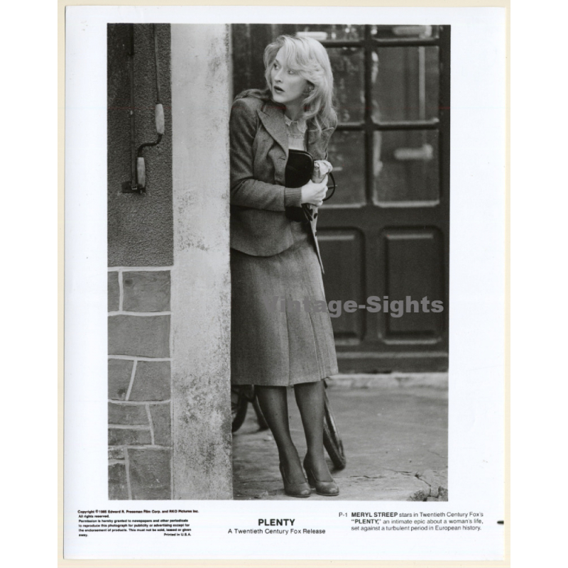 Meryl Streep: Plenty / Movie Still (Vintage Photo 1985)