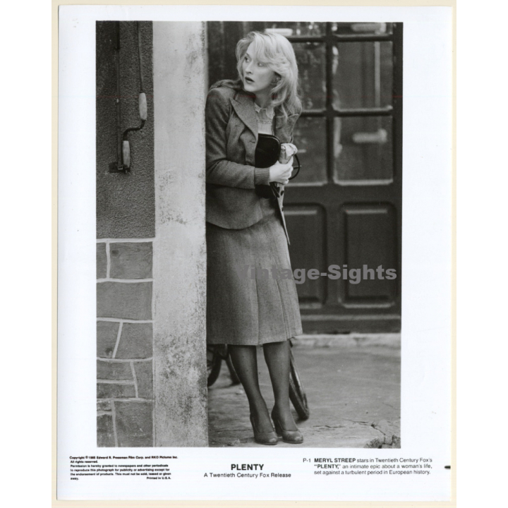 Meryl Streep: Plenty / Movie Still (Vintage Photo 1985)
