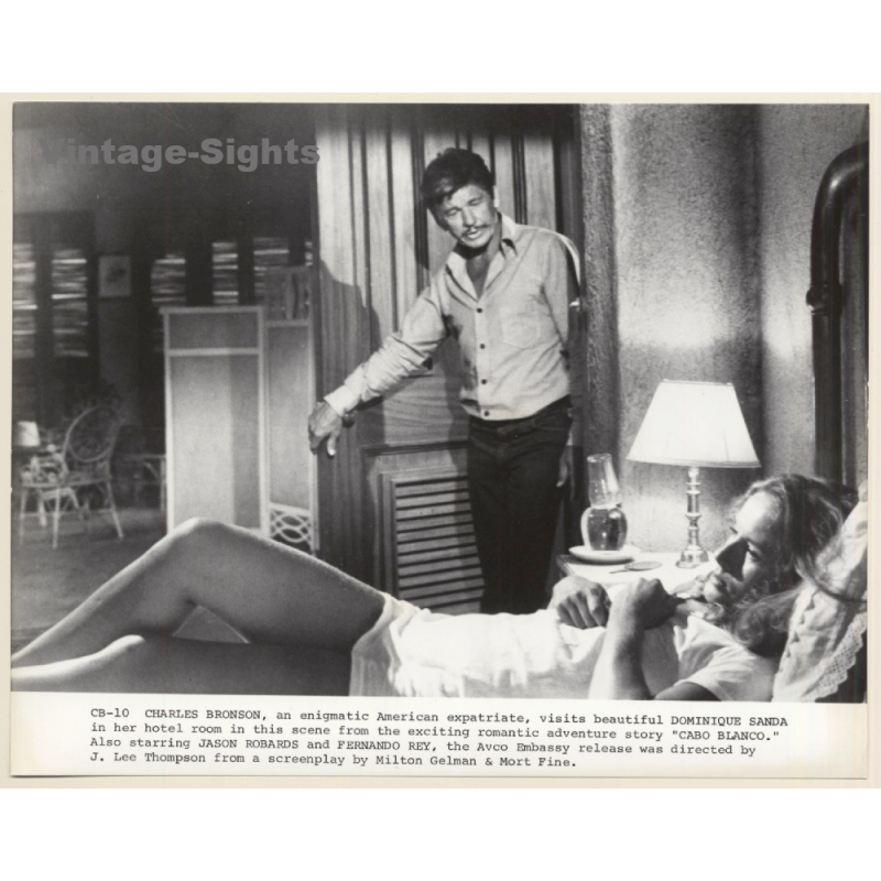 Charles Bronson / Dominique Sanda: Cabo Blanco / Movie Still (Vintage Photo 1980)