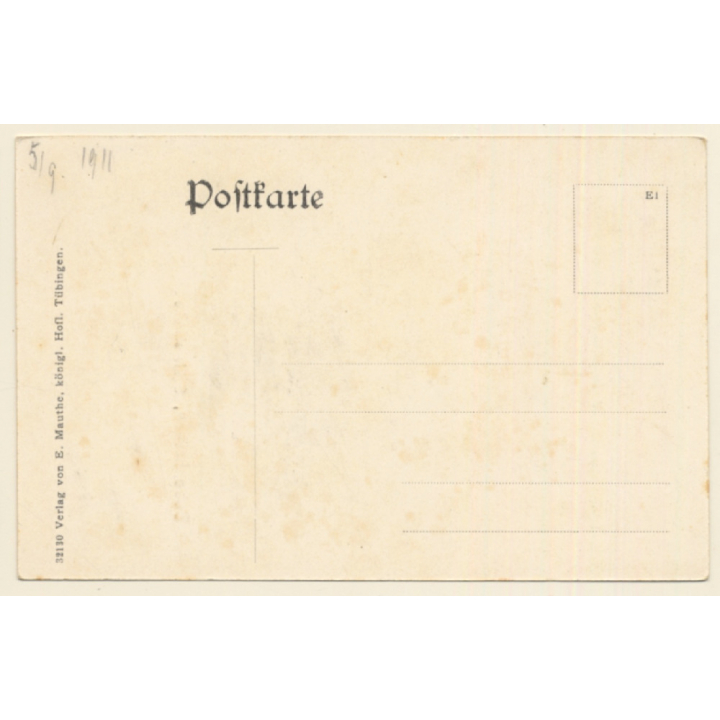 Bebenhausen / Germany: Schlosskirche (Vintage PC 1911)