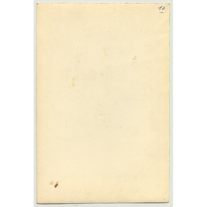 Portrait Of Beautiful Blue Eyed Woman W. Headscarf (Vintage Photo B/W ~1930s)