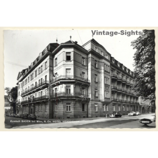 Kurstadt Baden bei Wien / Austria: Hotel Herzoghof (Vintage RPPC 1973)