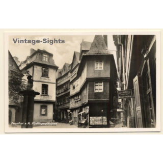 Frankfurt a.M. / Germany: Fünffingerplätzchen (Vintage RPPC)