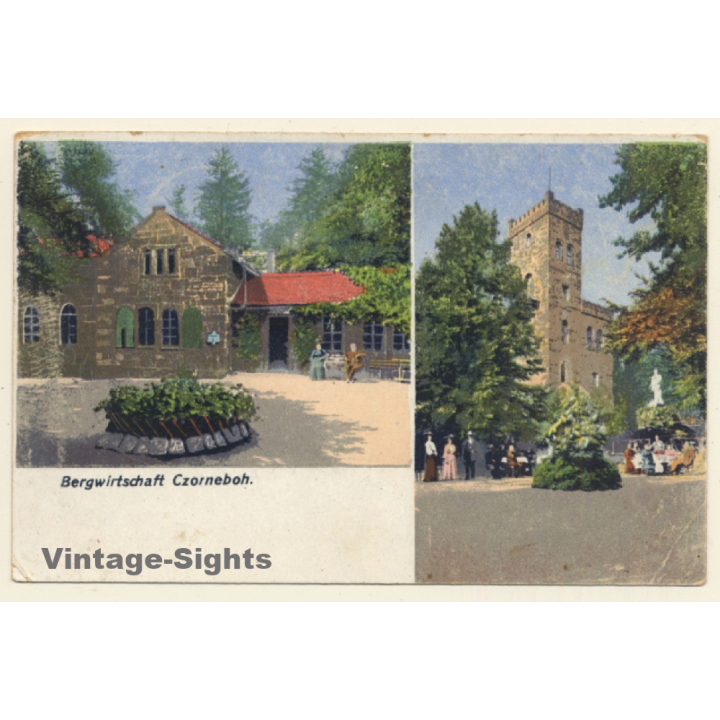Cunewalde i.d. Lausitz / Germany: Bergwirtschaft Czorneboh (Vintage PC 1920)