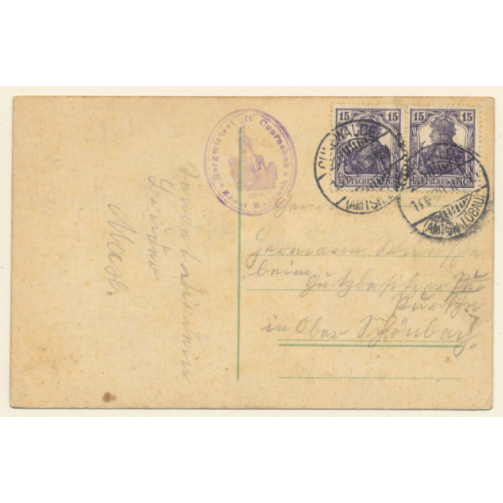 Cunewalde i.d. Lausitz / Germany: Bergwirtschaft Czorneboh (Vintage PC 1920)