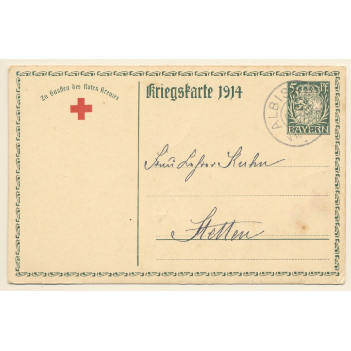 Ludwig III König Von Bayern (Vintage Postal Stationary 1914)