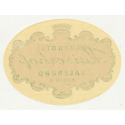 Park Hotel Kaiserhof - Salzburg / Austria (Vintage Luggae Label)