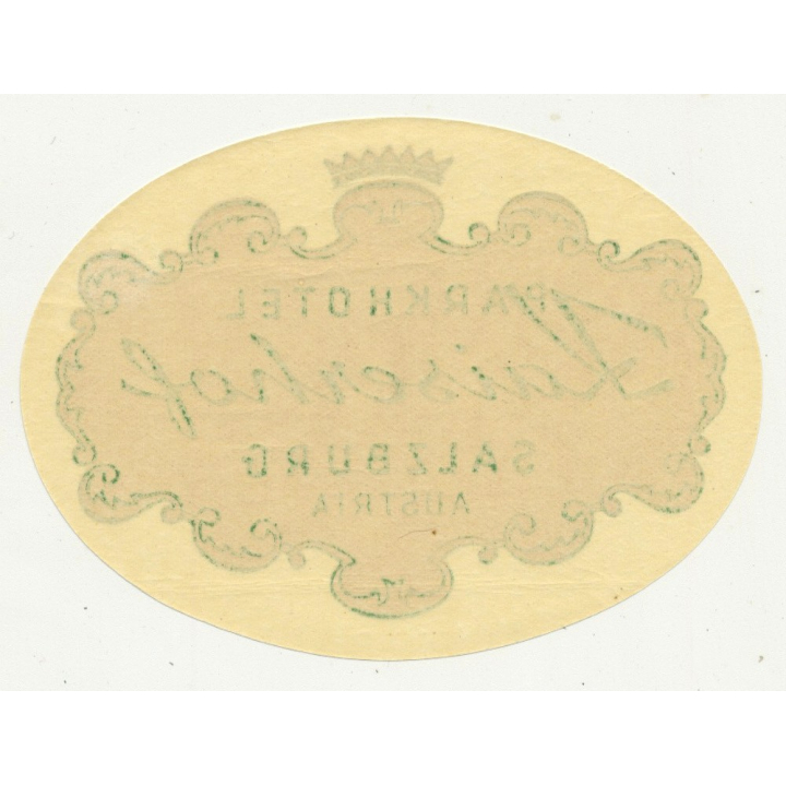 Park Hotel Kaiserhof - Salzburg / Austria (Vintage Luggae Label)