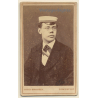 Bauer-Kornacher / Schweinfurt: Junger Mann einer Studentenverbindung (Vintage CDV / Carte De Visite ~1880s/1890s)
