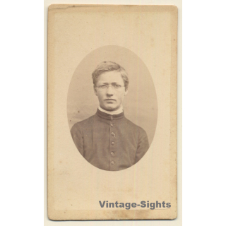 Erzbischof von Bukarest - Pater Raimund Netzhammer - Kloster Einsiedeln (Vintage CDV / Carte De Visite ~1880s/1890s)