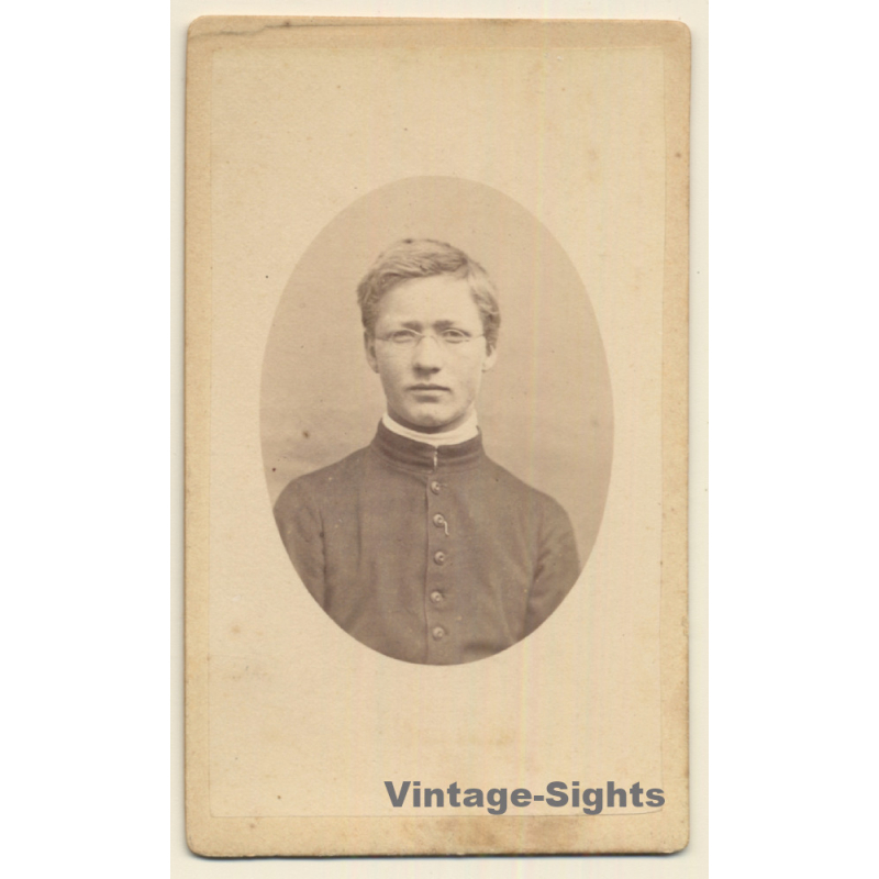 Erzbischof von Bukarest - Pater Raimund Netzhammer - Kloster Einsiedeln (Vintage CDV / Carte De Visite ~1880s/1890s)