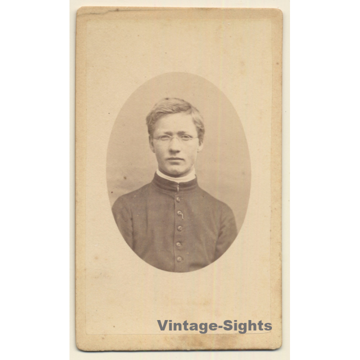 Erzbischof von Bukarest - Pater Raimund Netzhammer - Kloster Einsiedeln (Vintage CDV / Carte De Visite ~1880s/1890s)