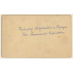 Erzbischof von Bukarest - Pater Raimund Netzhammer - Kloster Einsiedeln (Vintage CDV / Carte De Visite ~1880s/1890s)