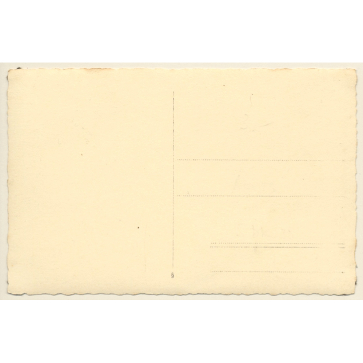 Family With Kitten & Teddy Bear / Christmas Tree (Vintage RPPC ~1910s)