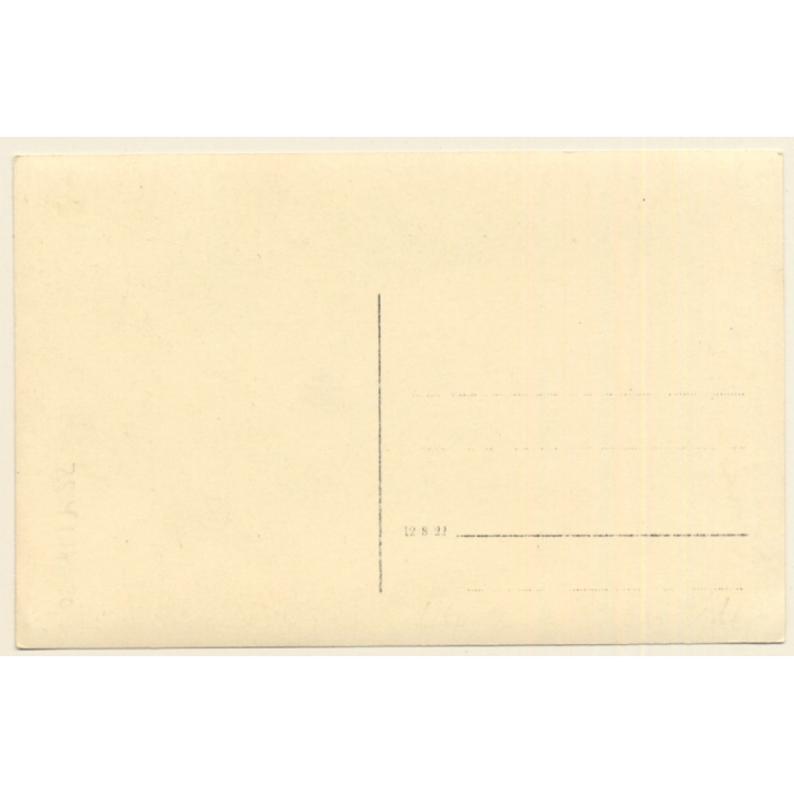 Sulky Little Girl At Door - Teddy Bear On Floor (Vintage RPPC 1920s/1930s)