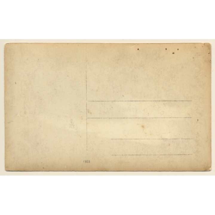 2 Young Females, Baby In Pram, Dog & Teddy Bear (Vintage RPPC 1920s/1930s)