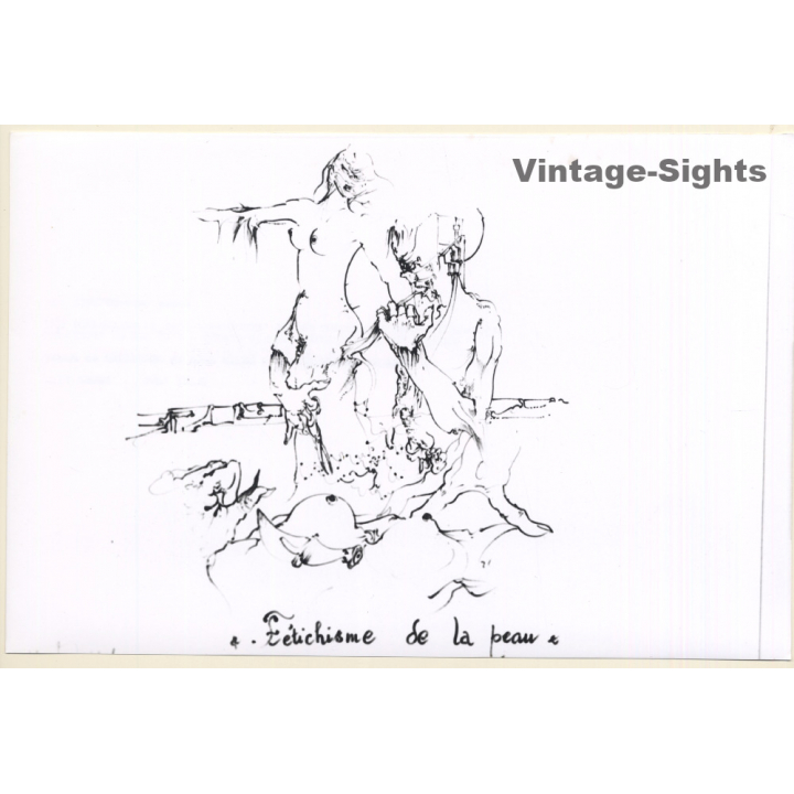 Yves Milet (1934-2022): Fetichism Of The Skin / Erotic Art - BDSM (Vintage Press Photo KORENJAK 1970s)