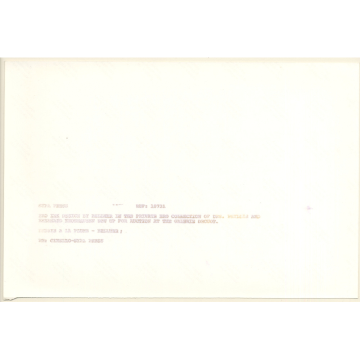 Hans Bellmer (1902-1975): Weiblicher Akt Auf Einem Stuhl Sitzend / Erotic Art (Vintage Press Photo KORENJAK 1970s)