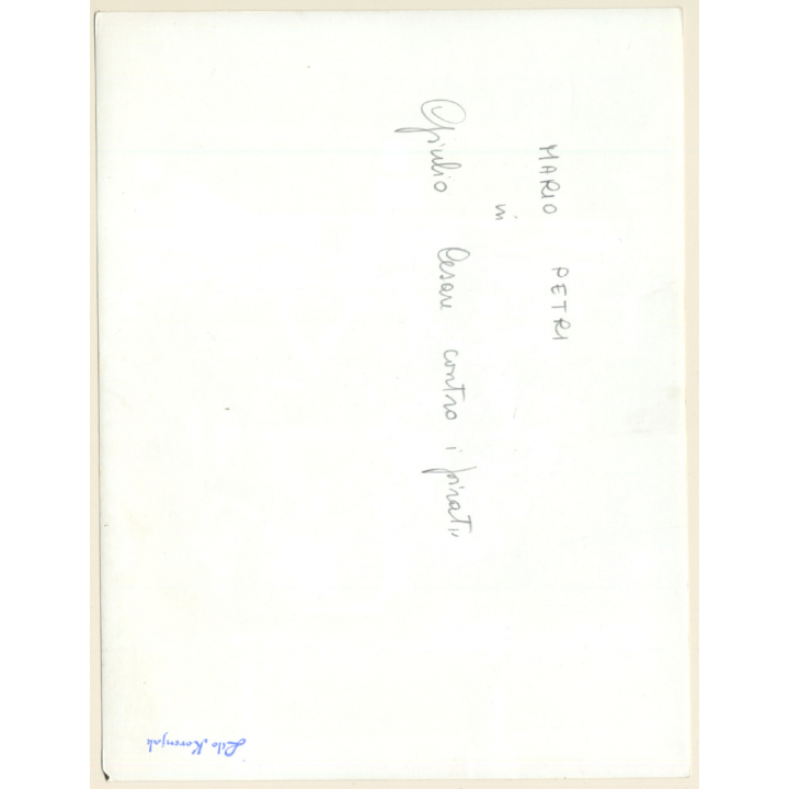 Mario Petri: Giulio Cesare Contro I Pirati (Vintage Movie Still Photo 1962)