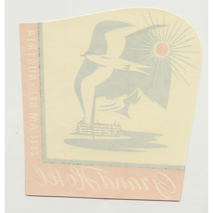 Grand Hotel - Zell Am See / Austria (Vintage Luggae Label)