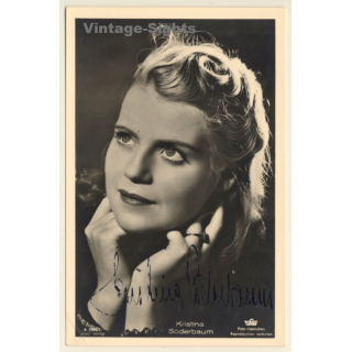 Kristina Söderbaum Autogrammkarte / Autograph (Vintage Signed RPPC ~1930s)
