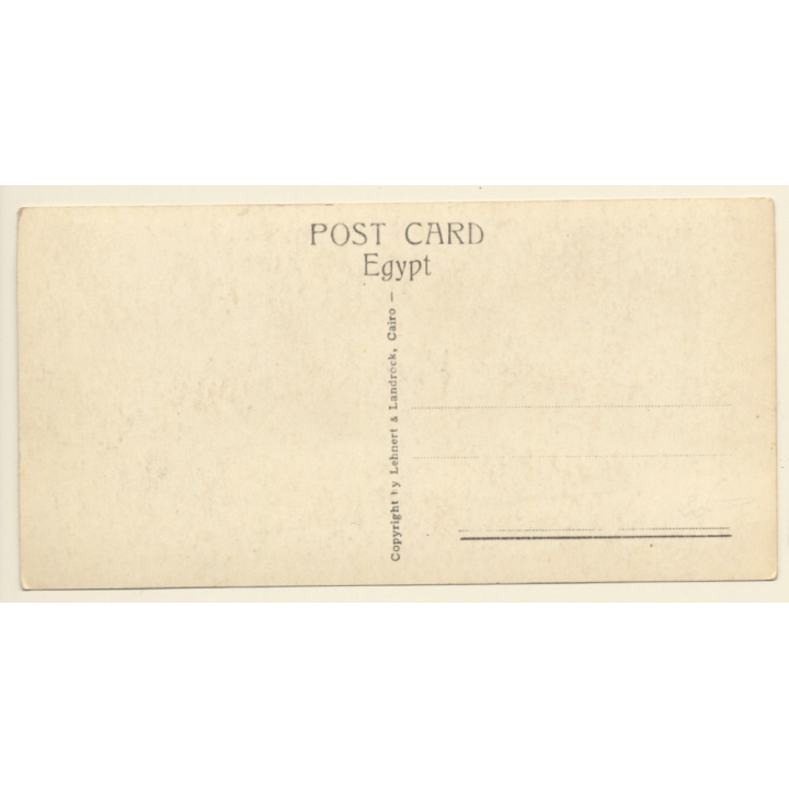 Lehnert & Landrock N°88: Egypt - Lookout Into The Desert (Vintage PC ~1910s/1920s)